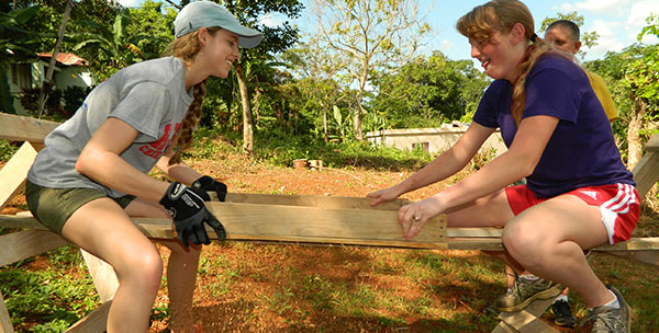 Jamaica: Building faith while building houses