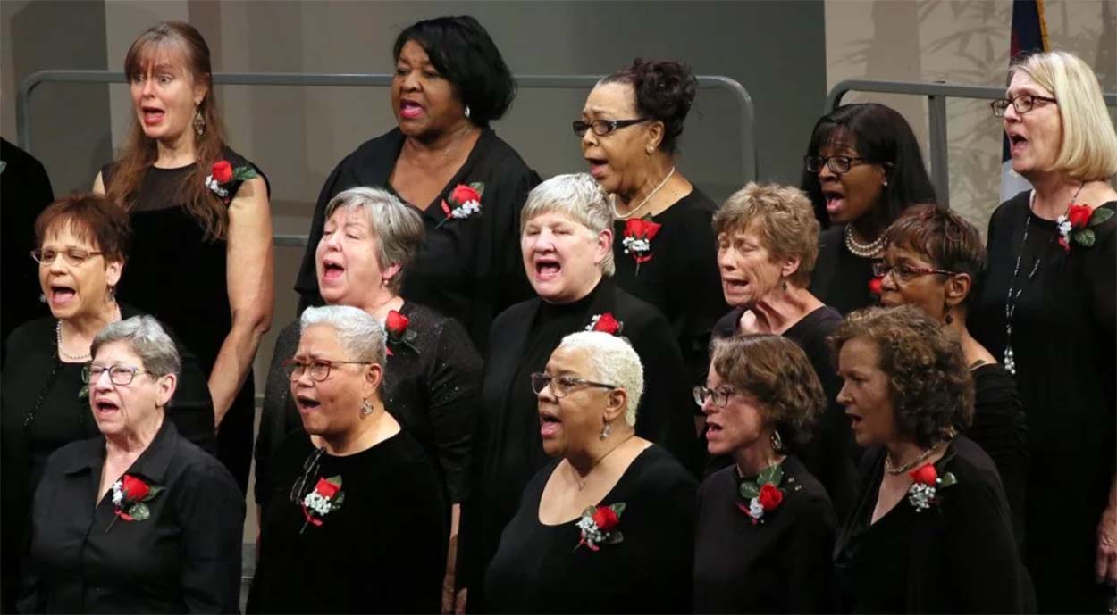 Gospel choirs try to build racial harmony through song