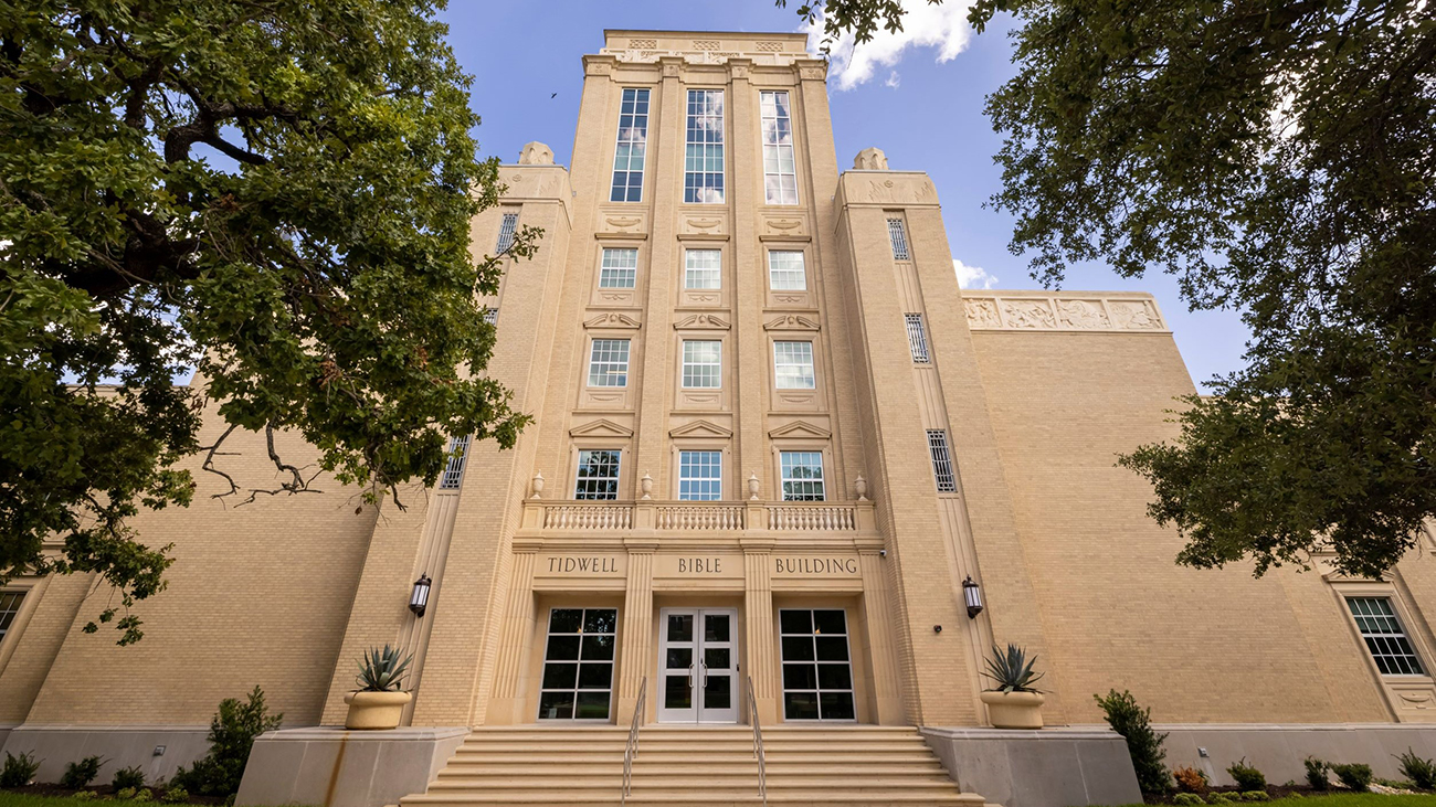 Around the State Renovated Tidwell Bible Building opens